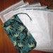 Mesh Grocery Produce Bag Gift Set of 6 with Matching Drawstring Stuff Duffel Bamboo Design