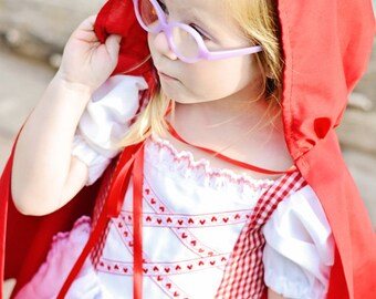 Cute Little Red Riding Hood Cape (CAPE ONLY)