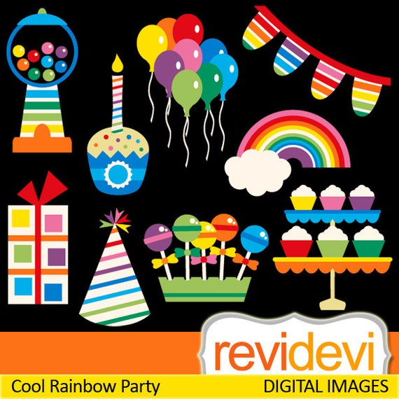 rainbow birthday clip art - photo #16