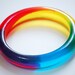 Vintage 60s Lucite Bangle Bracelet