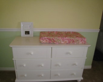 Custom Changing Pad Cover You Choose Fabric Free Shipping When Added TO Bedding Set