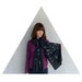 Sagittarius Rising - winter fashion - womens scarf - zodiac constellation on American Apparel heather black jersey - gift for her