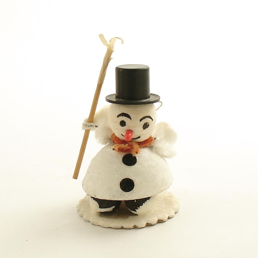 Vintage Christmas Ornament Snowman by efinegifts on Etsy