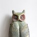 Large Vintage Owl Decoy