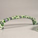 Set of two Stylish Handle... Door, Drawer Pull with Green and Purple Flowers...