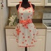 SweetHeart Apron - Damask Rouge Print