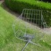 One Vintage Eames Era Mid Century Modern Wire Lawn Chair Reduced RESERVED for Sarah