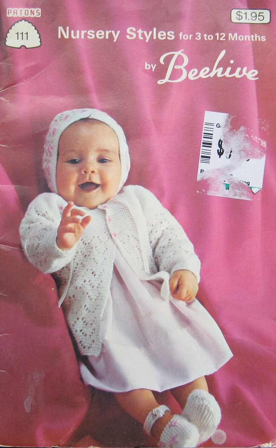 Patons Beehive Nursery Styles Knit Baby Clothes Pattern Book