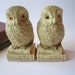 Vintage Cute Owl Bookend Pair