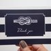 Nautical Tie the Knot Thank You Note Cards