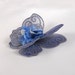 Fairy wings - Altered Baby Fairy Wings - Newborn Photos - Blue and Silver - Blue Fairy Wings