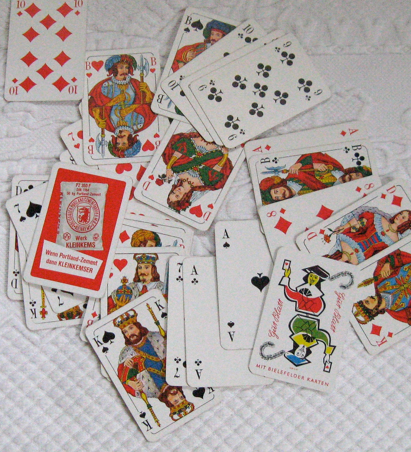 Vintage GERMAN PLAYING CARDS Romme Canasta Bridge by by vintagous