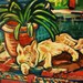 Cat by the Train Station - Toledo, Spain - 8X10 Print of Original Acrylic Painting