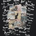 Black 80s 90s Artist TShirt M Monet Van Gogh Seurat Cat