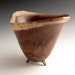 Natural Edge Black Walnut Wood Turned Bowl