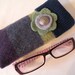 Recycled Wool Eyeglass Case