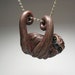 Smiling Sloth Necklace - Wearable Art Sculpture