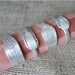 Napkin Rings, Antique Silverware Patterns, Set of 4