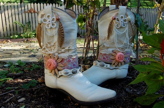 ivory cowgirl boots