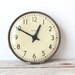 Large Industrial Wall Clock