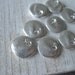 silver coin charm pendant dangle accent, rustic flat round, base metal casting , silver plated 12mm - silver finish - 8 pcs - 6am2851