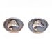 Vintage Fish Cufflinks, Gold Metal Moonglow Lucite Cuff Links