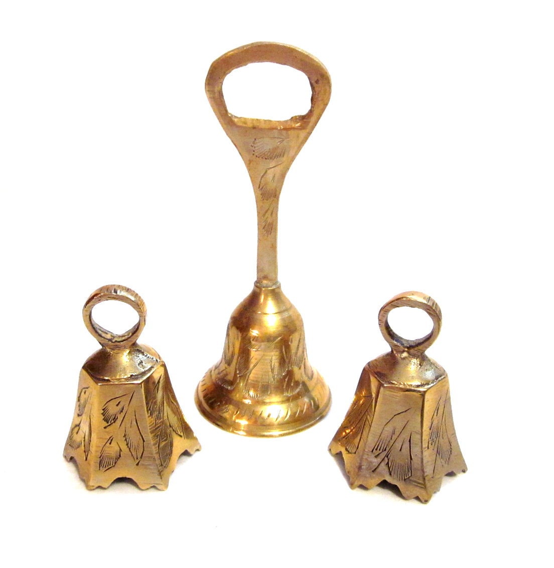 Huge Lot of Brass / Metal Bells