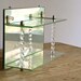 Antique Art Deco Mirrored Shelf