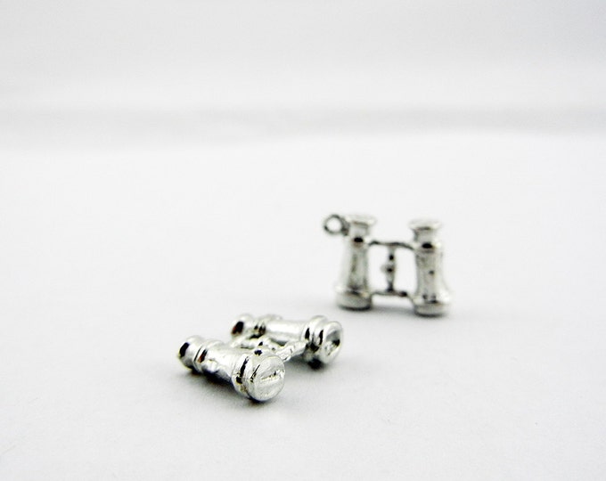 Pair of Pewter Binocular Charms