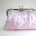 20% COUPON, pink bridal clutch, wedding clutch, evening bag, winter wedding, Victorian, Gatsby, New Years Eve, flapper, prom, pink