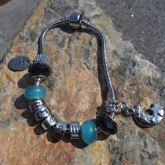 SALE Braille Letter Bead Bracelet from Jewelry in by KFEHRdesigns