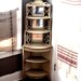 Resreved vintage French Open Six Shelf Curiosity Floor Cabinet