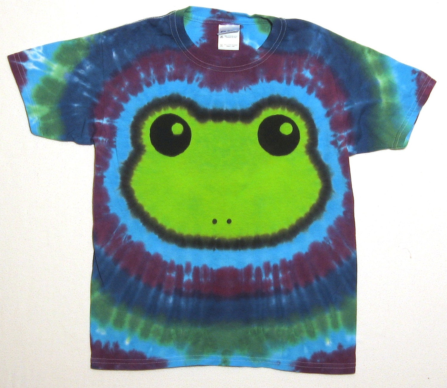 tie dye frog shirt