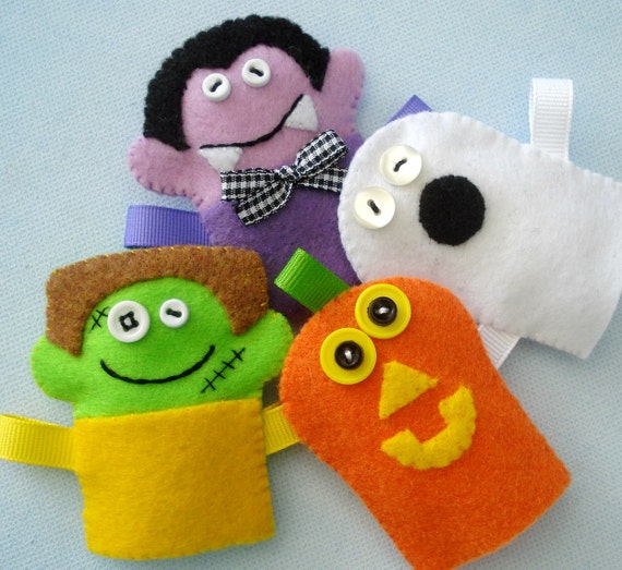 Image result for halloween finger puppets