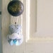 April Showers Rain Cloud Owl Ornament // Nursery Decor // Gray Storm // Felt Door Hanger by OrdinaryMommy on Etsy