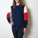 vintage 1970s MOD SKI sweater, m