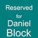 Tiger Decanter Reserved for Daniel Block