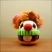 Creepy Cute Clown WOOLY OOAK Ready to Ship