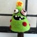 Zombie Christmas Tree - Needle Felted Ornament - Made to Order