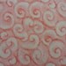 Cotton Fabric, Pink Scroll Design, Shades of Pink 1 Yard