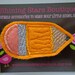 Baby Girl Hair Accessories - Orange Back To School Pencil Hair Clip - Embroidered Boutique Hair Clippie For Girls