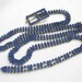 Vintage Pave Rhinestone Sapphire Blue Belt