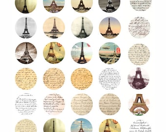 Items similar to DIGITAL Download, Eiffel Tower, Postcard, L'Aviation ...