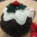 Teacosy, Christmas Pudding, large, hand knitted