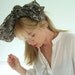 Snakeskin Printed Vintage Giant Sheer Silk Scarf