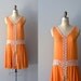 1920s dress / beaded 20s dress / Danse Mandarine dress