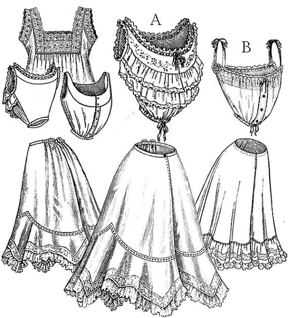 Truly Victorian Ladies 1903 Camisole Underwear Corset Cover
