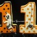 Halloween Number One Cookies
