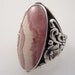 Vintage Sterling Casa Relios Size 7 Rhodochrosite Ring