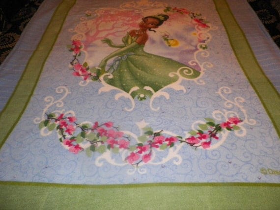 Princess Tiana Fleece Throw Blanket